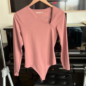 Abercrombie asymmetrical neck bodysuit